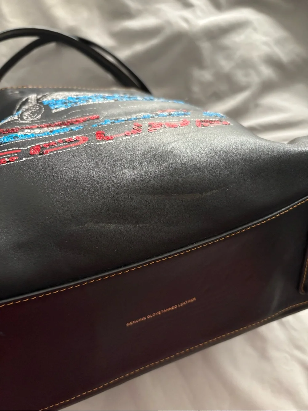 Coach 1941 Rogue Car Sequin Embellishment Bag 20315